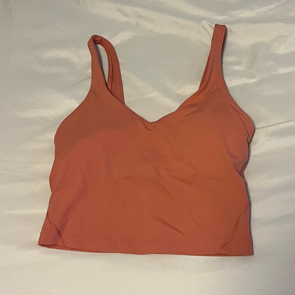 Lululemon Align Tank (coral-orange)
